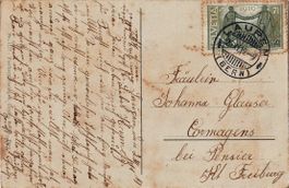 1919 Ansichtskarte mit ZNr. 143