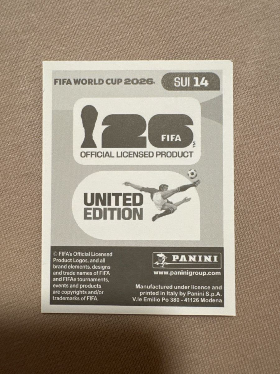 Panini Carte collezionabili: FIFA WM 26, SUI 14, Panini Sticker – Nuovo (secondo la descrizione) da Effretikon venduto da jas_92ls 1