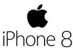 iPhone 8, 64GB, Schwarz Incl. Panzerglas+Cover