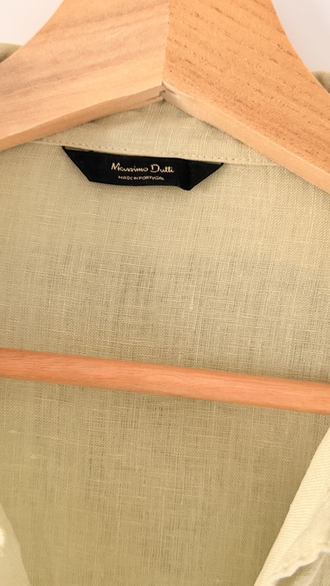 Massimo Dutti Blusen: Chemisier lin Massimo Dutti vert clair taille 38 – Gebraucht aus Bulle von LeMoleson 8