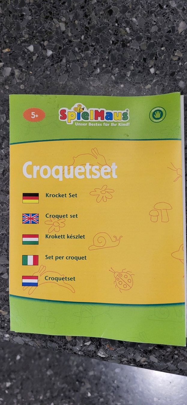 Giocattoli: Croquet für Kinder – Usato da Horgen venduto da Sonya2 2