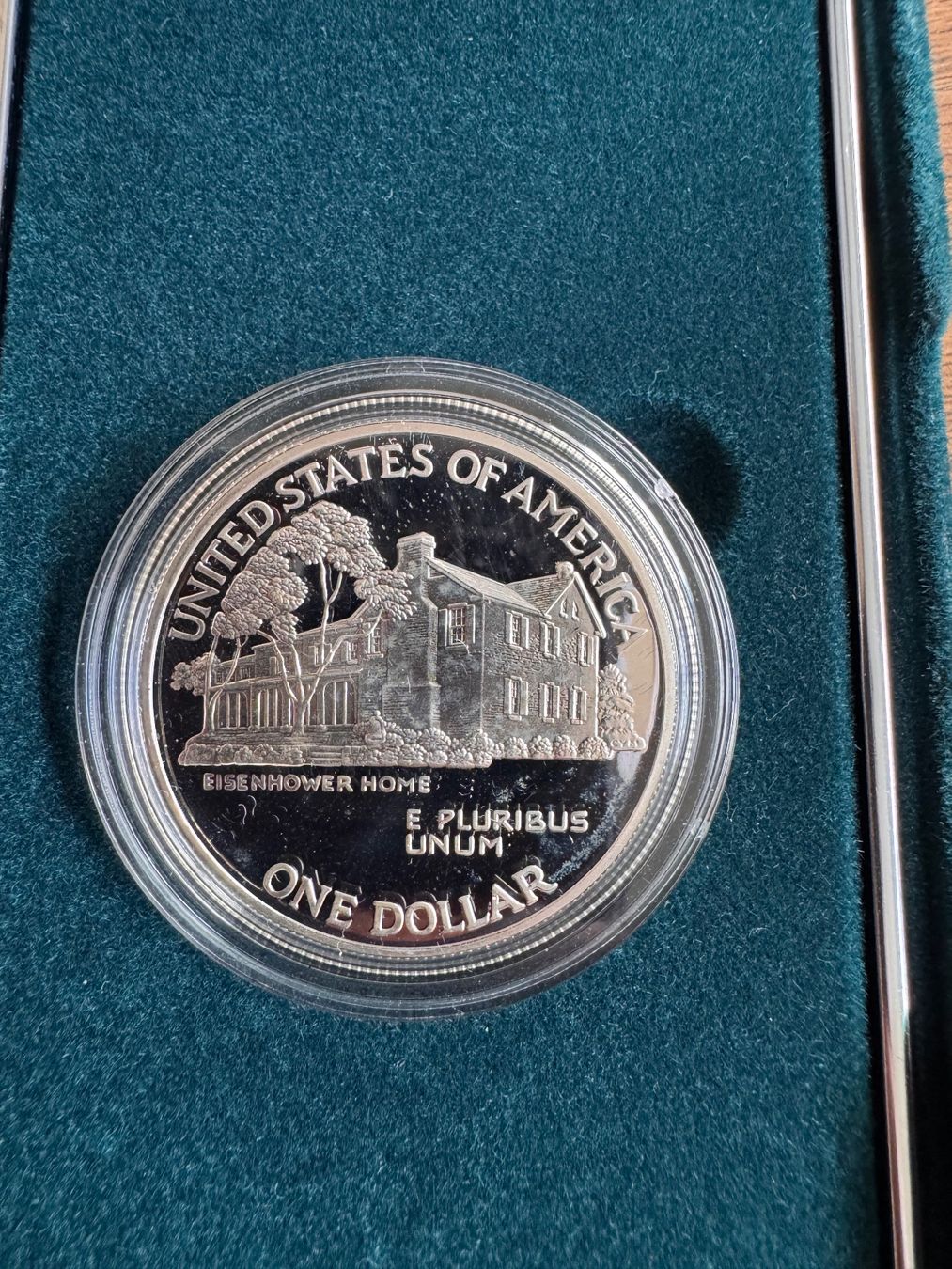 Tutti le monete: Eisenhower Centennial Silber Dollar 1990, Proof, Full Set! – Usato da Ebikon venduto da Dmasterx 2