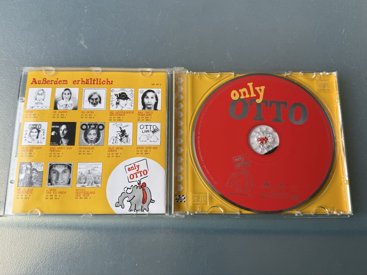 CDs: Otto - Only Otto – D'occasion à Oberried Brienz par Chyara 2