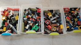 LEGO Steine, gemischt + Diverse LEGO Figuren