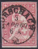TOP Strubel 24 mit Ortsstempel ROHRSCHACH++++