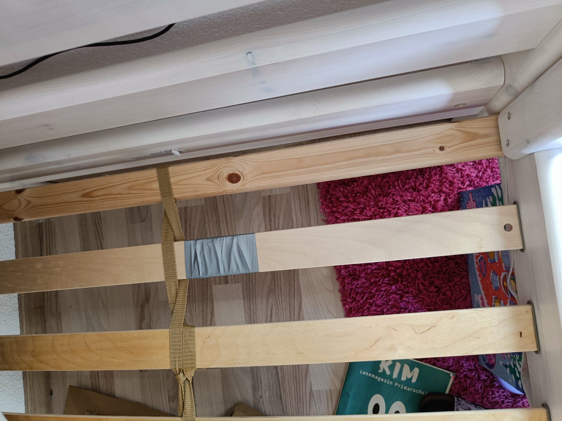 Flexa Letti: Halbhochbett mit Rutsche & Leiter, White Wash, inkl. Matraze – Usato da Bassersdorf venduto da tarioch 1