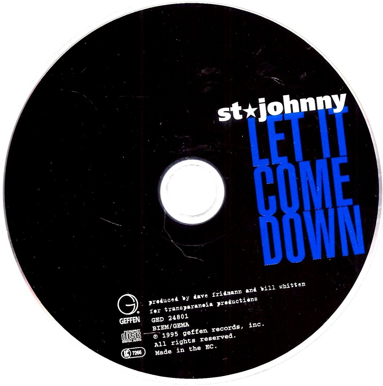 CDs: St Johnny LET IT COME DOWN   Alternative Rock Indie Rock CD – Gebraucht aus Kandergrund von Sososo 2