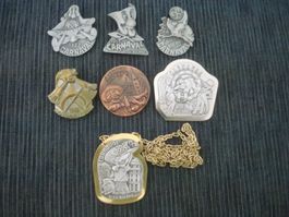 7 Plakette Carnaval Biel - 48 / 51 / 52 / 53 / 84 / 92 / 95