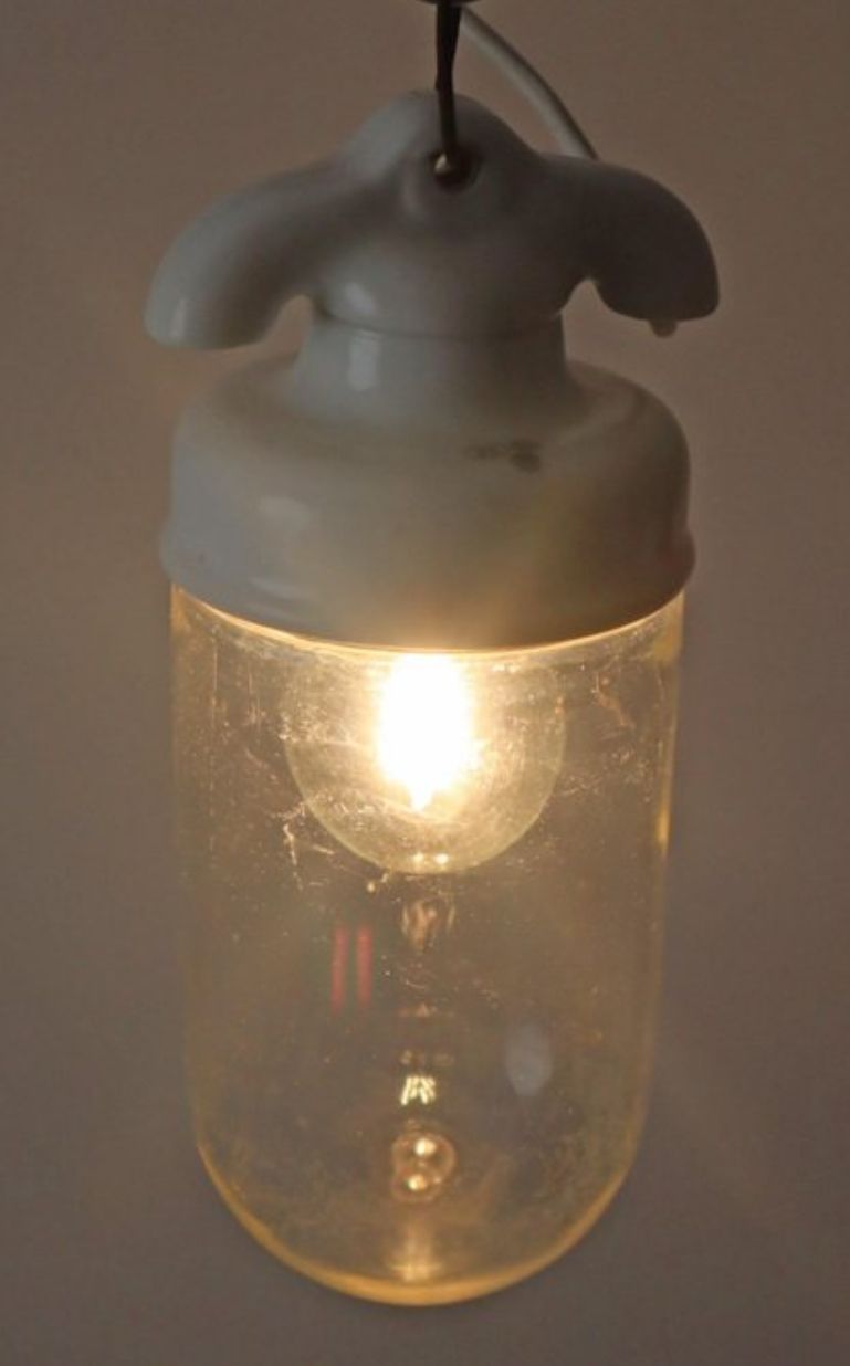 Lampade: antike Glaskolbenlampe, Hängelampe – Nuovo (secondo la descrizione) da Innerberg venduto da simon30432 4