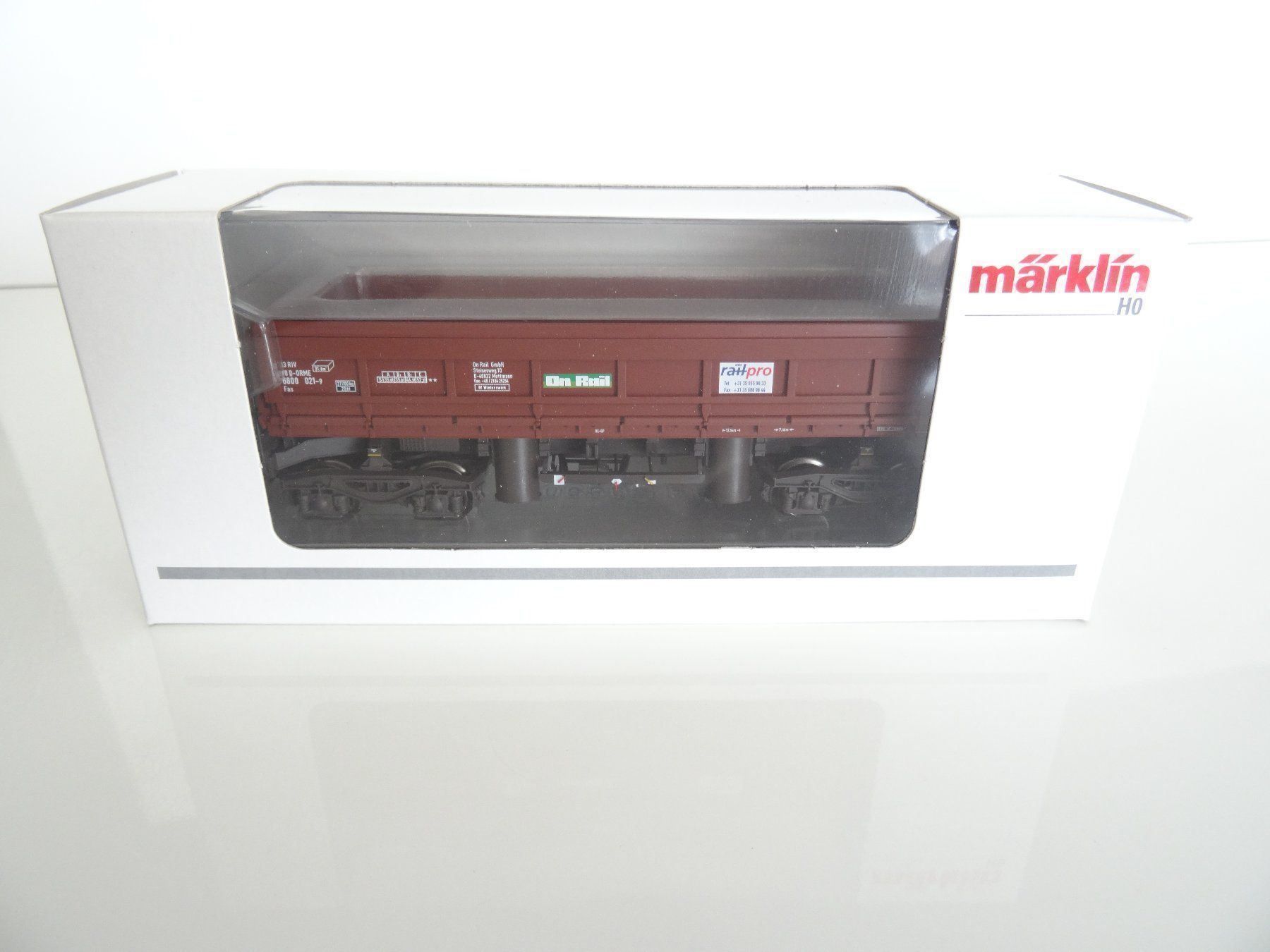 Märklin Modellini di ferrovie: Märklin. H0 48456 Seitenkippwagen – Nuovo e nell'imballaggio originale da Hochdorf venduto da Teger02 6