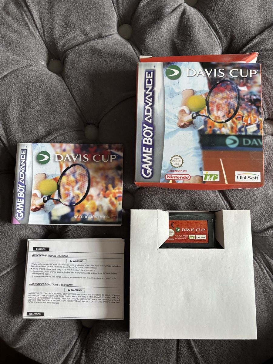 Nintendo Giochi: Game Boy Advance Davis Cup komplett – Usato da Allenwinden venduto da Lb3 2