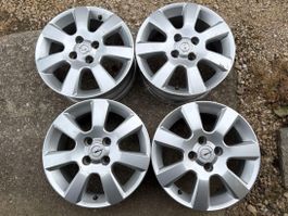 4 Opel Alufelgen 15 Zoll – 6Jx15 ET49 –  Ronal 13204671