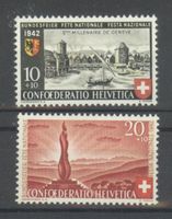 1942, Pro Patria, Landschaftsbilder, ohne Falz **