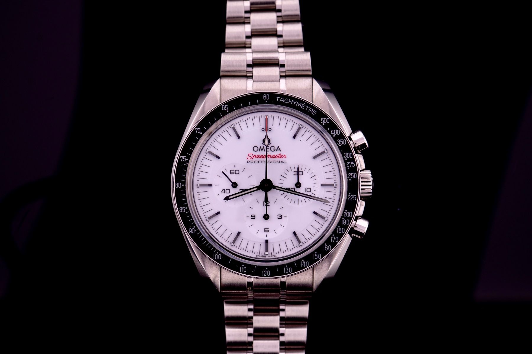 Omega Orologi: Omega Speedmaster Moonwatch Professional White 2025 – Usato da Bülach venduto da M.RothUhrenatelier 2