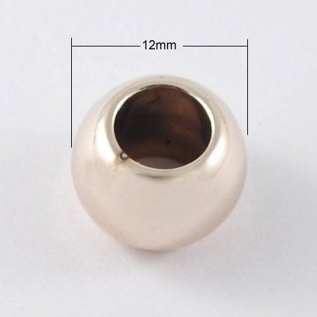 Perle (finte): Acrylperlen Rund Rosègold klein 10Stück – Nuovo (secondo la descrizione) da Rüegsau venduto da Tausendfreund
