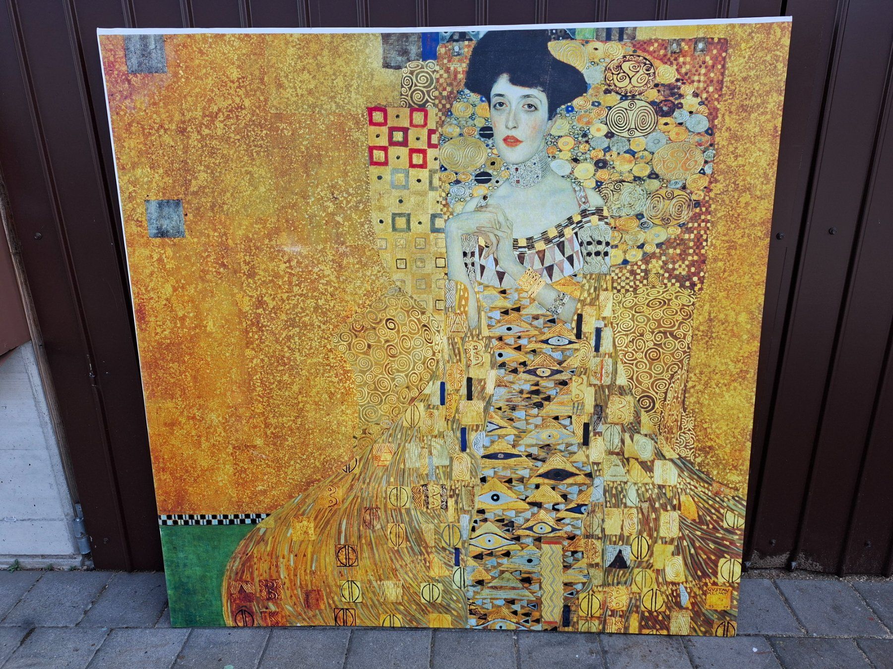 Poster & Bilder: Gustav Klimt "Adele Bloch-Bauer I" Kunstdruck, neu! – Gebraucht aus Schaffhausen von meteor7 1