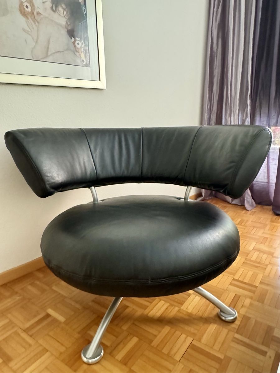 Sessel: Drehsessel Echt Leder – Gebraucht aus St. Gallen von Epaloma 5