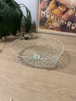 Vintage Metallkorb Deko Shabby Chic