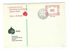 Gartenbau-Ausstellung Stempel/Freistempel/Couvert passend jg