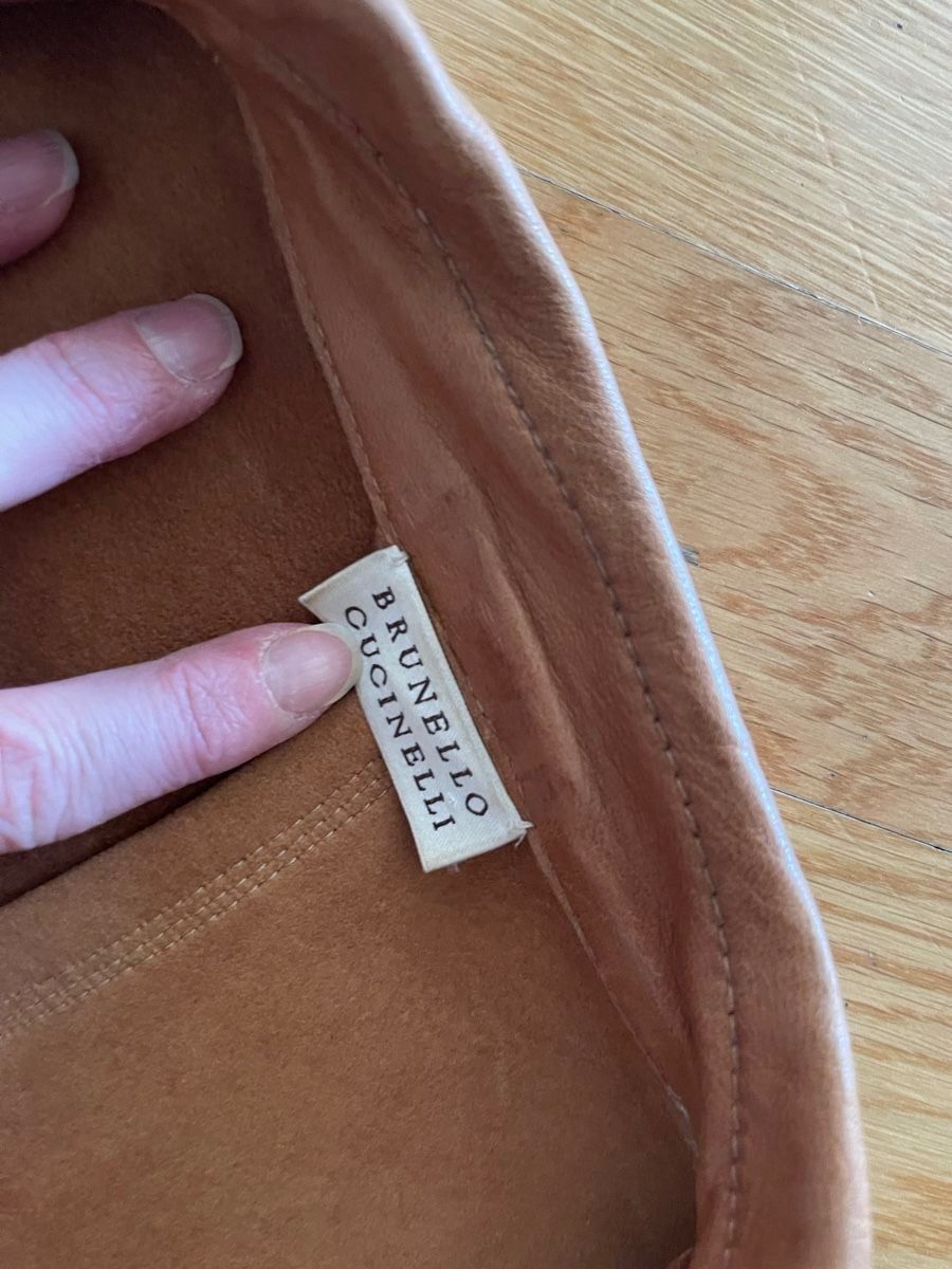 Brunello Cucinelli Giacche: Brunello Cucinelli Napa Lederjacke Gr. 42 – Nuovo (secondo la descrizione) da Rüschlikon venduto da Lajniii 4
