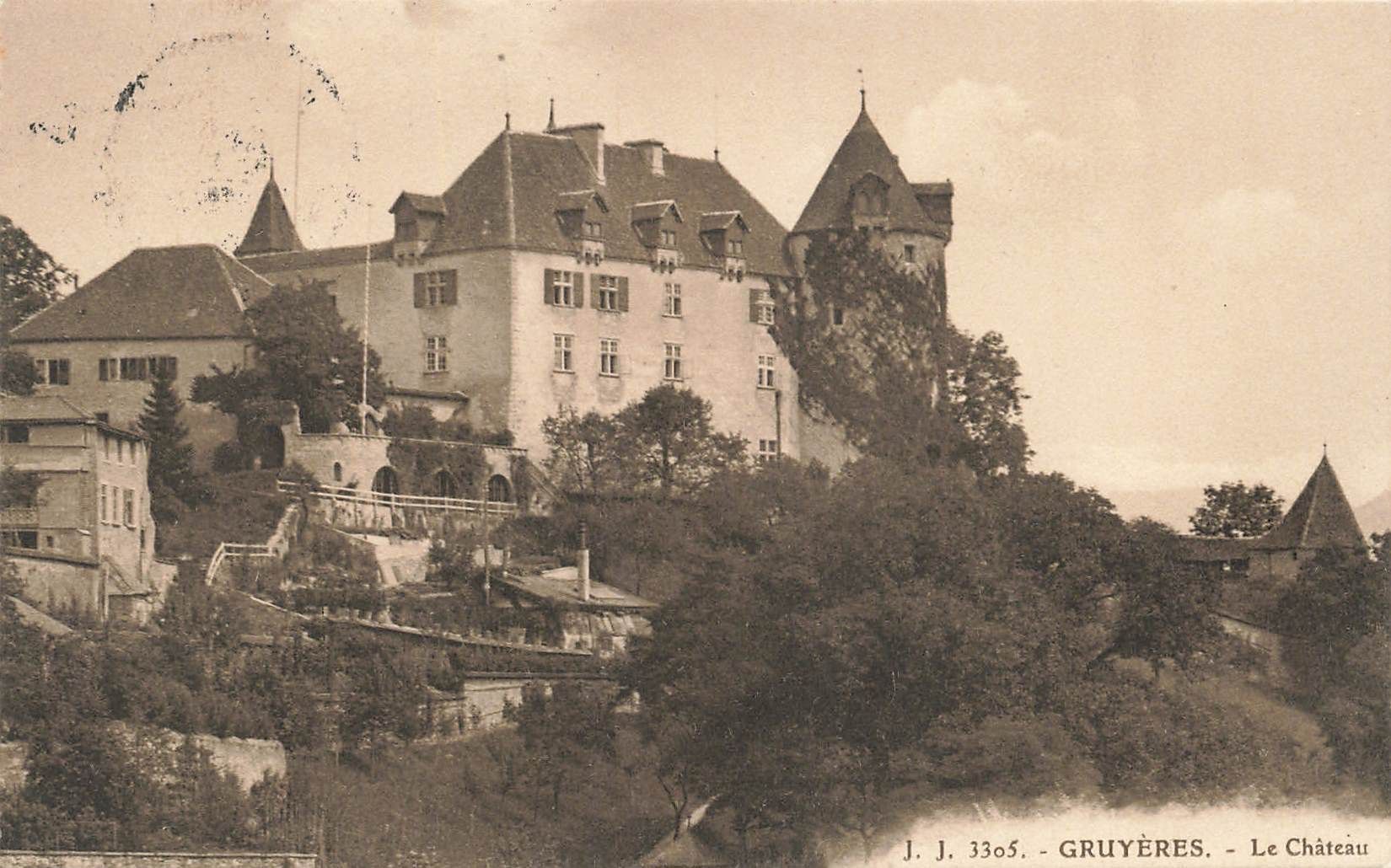 Cartoline postali: Gruyeres – Usato da Biasca venduto da Blenio71