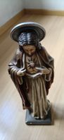 Heiligenfigur Jesus mit Heiligem Herzen Figur alt 40cm
