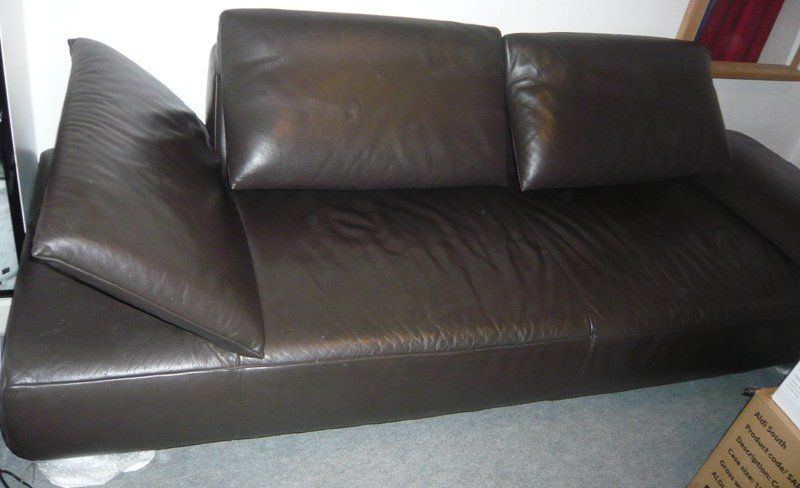 Divani: Sofa / Couch Echtleder – Usato da Ruggell venduto da Dolce9