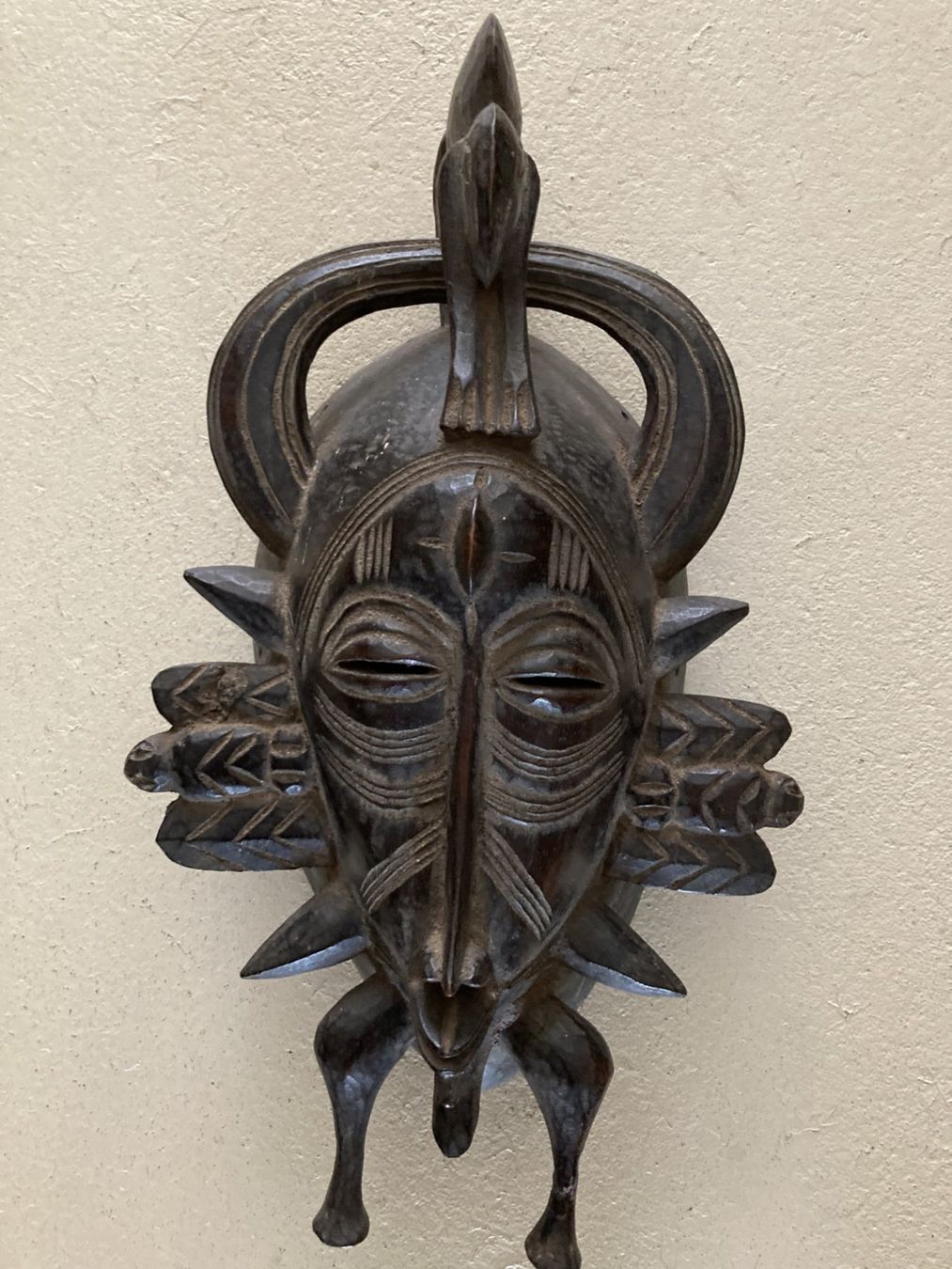 Arte internazionale: masque africain Senoufo, type kpélyé – Usato da Boudry venduto da rou_8v75