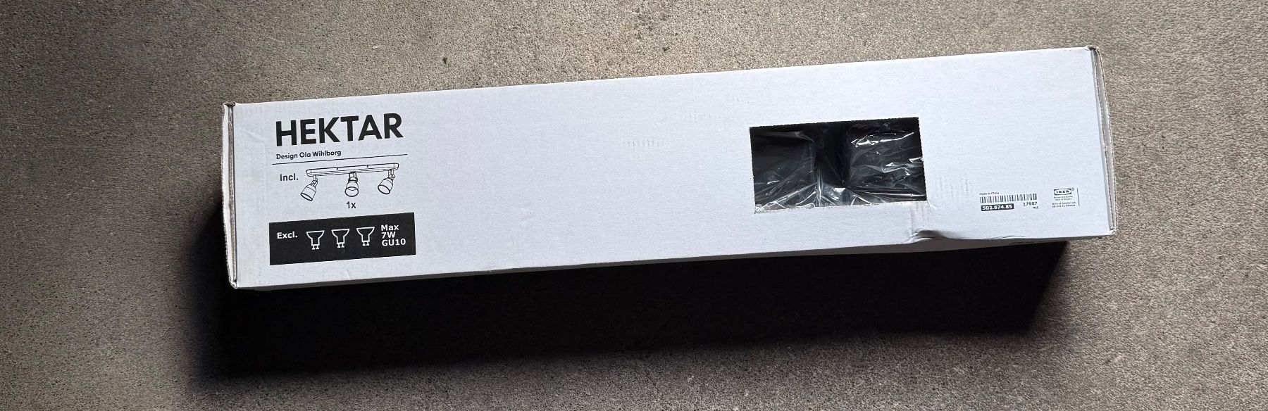 Ikea Lustres & lampes de plafonds: HEKTAR Deckenschiene 3 Spots, dunkelgrau – Neuf avec emballage d'origine à Schwändi b. Schwanden par Akuritas907