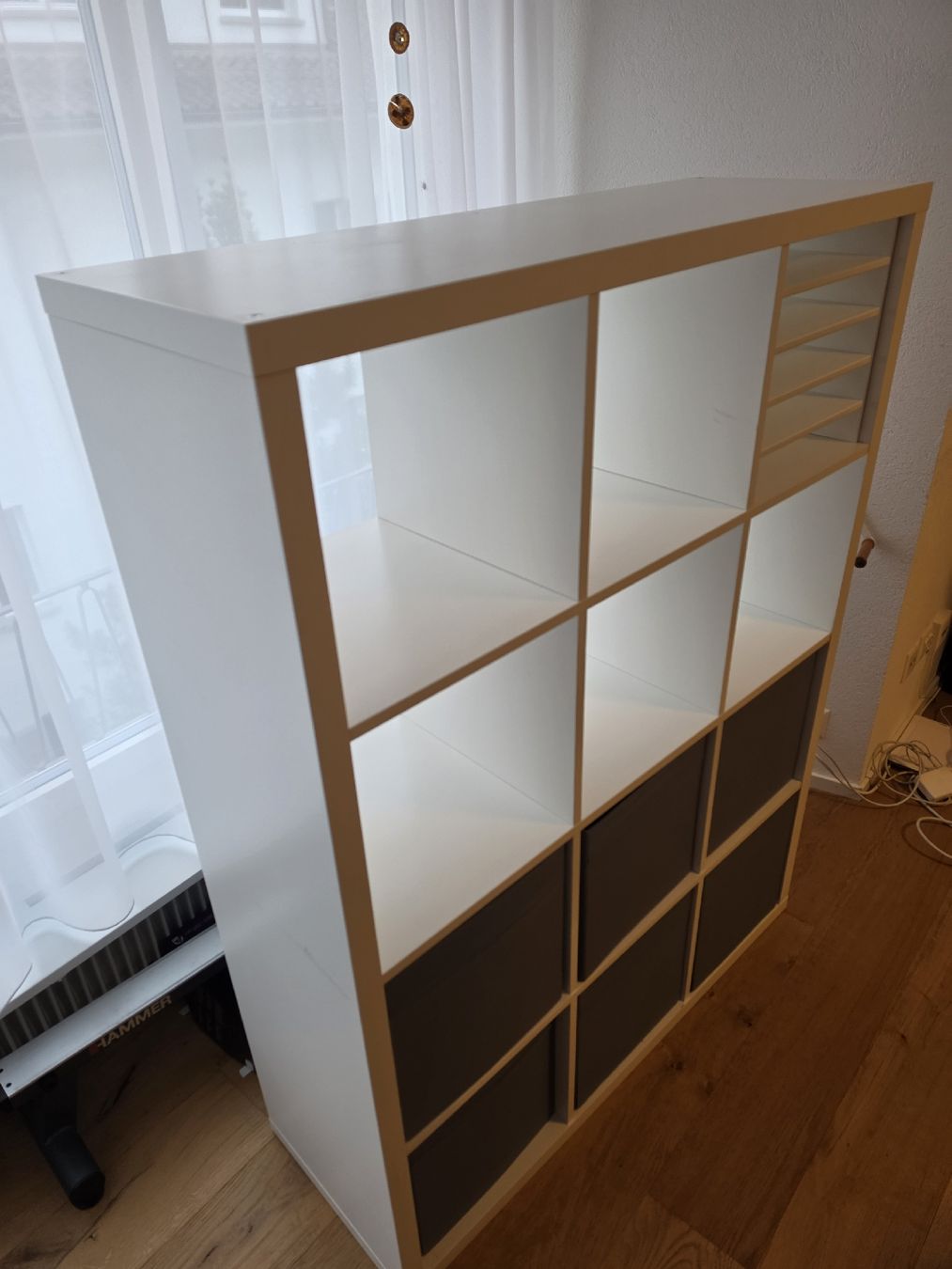 Regale: IKEA Kallax Shelf White with Inserts and Boxes – Gebraucht aus Zürich von jan_ql8y 2