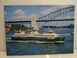 Sydney Harbour Postkarte Manly Ferry
