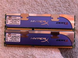 Kingston HyperX DDR3 RAM 1GB x 2 used