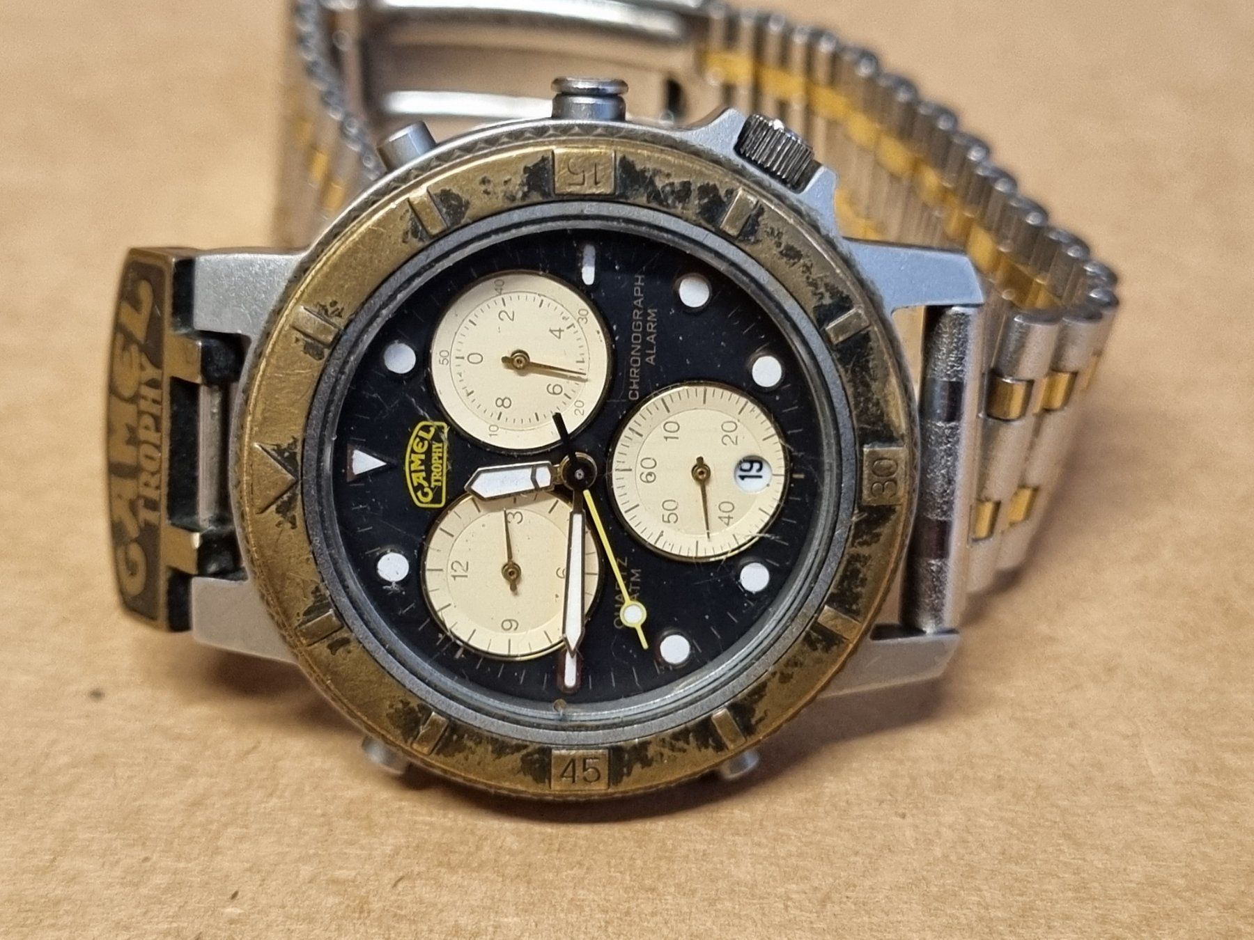 Orologi: Chronograph Alarm Uhr – Difettoso da Schaffhausen venduto da Leveron13