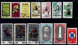 Briefmarken 28x DDR 9