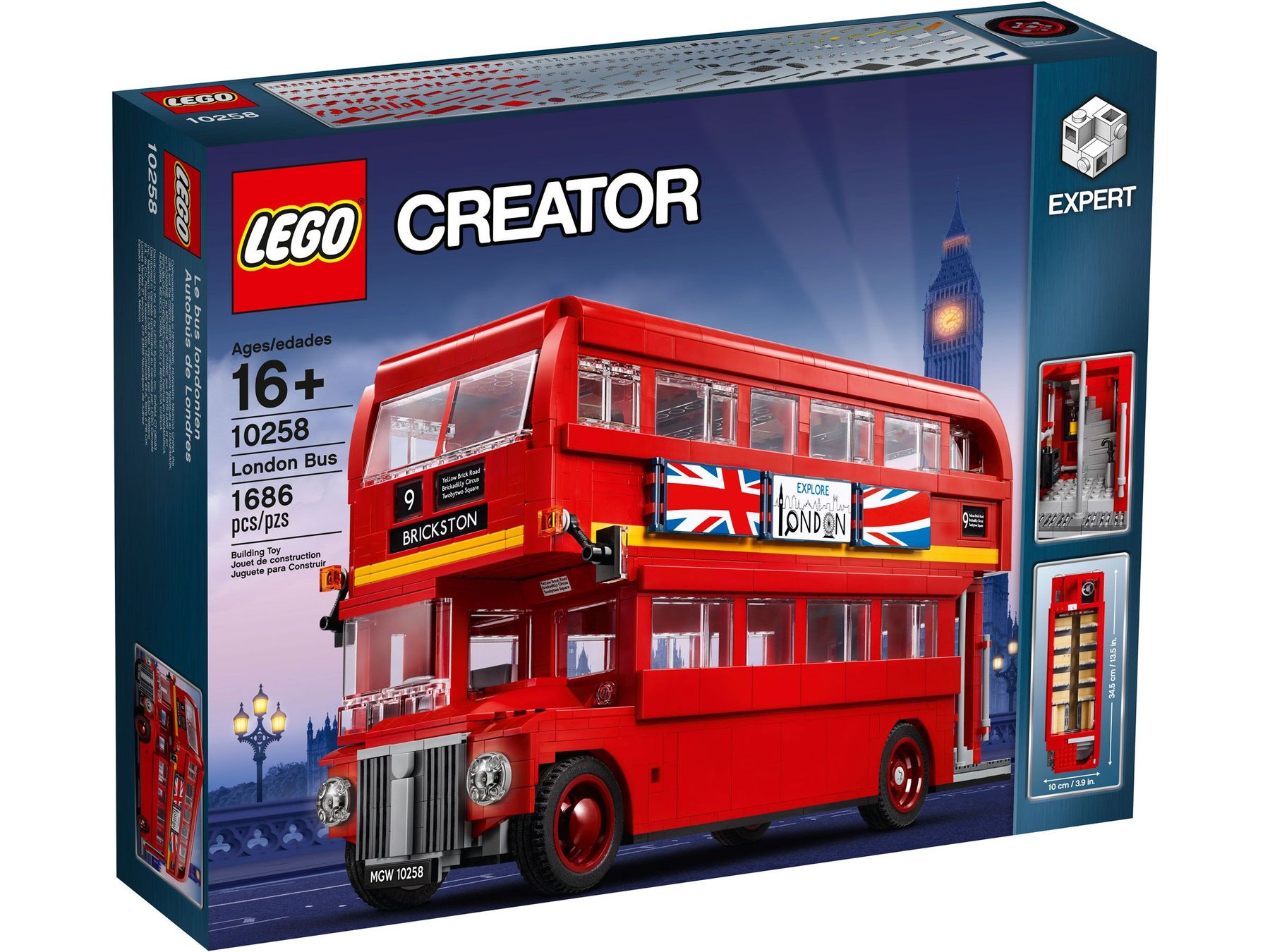 Lego Baukästen: 10258 Doppeldecker Bus – Neu und originalverpackt aus St. Gallen von brickli