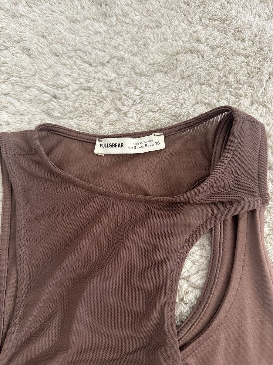Pull&Bear Tops: Top asymétrique marron Pull&Bear - Taille S – Neu (gemäss Beschreibung) aus Neuchâtel von aliceguins 2