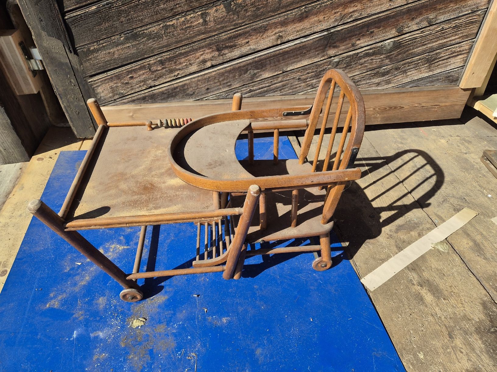 Seggioloni: Ancienne chaise en bois pour bébé – Usato da Farvagny-le-Grand venduto da CollectibleWatches 3