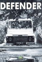 Blechschild-LAND ROVER-DEFENDER IM WASSE