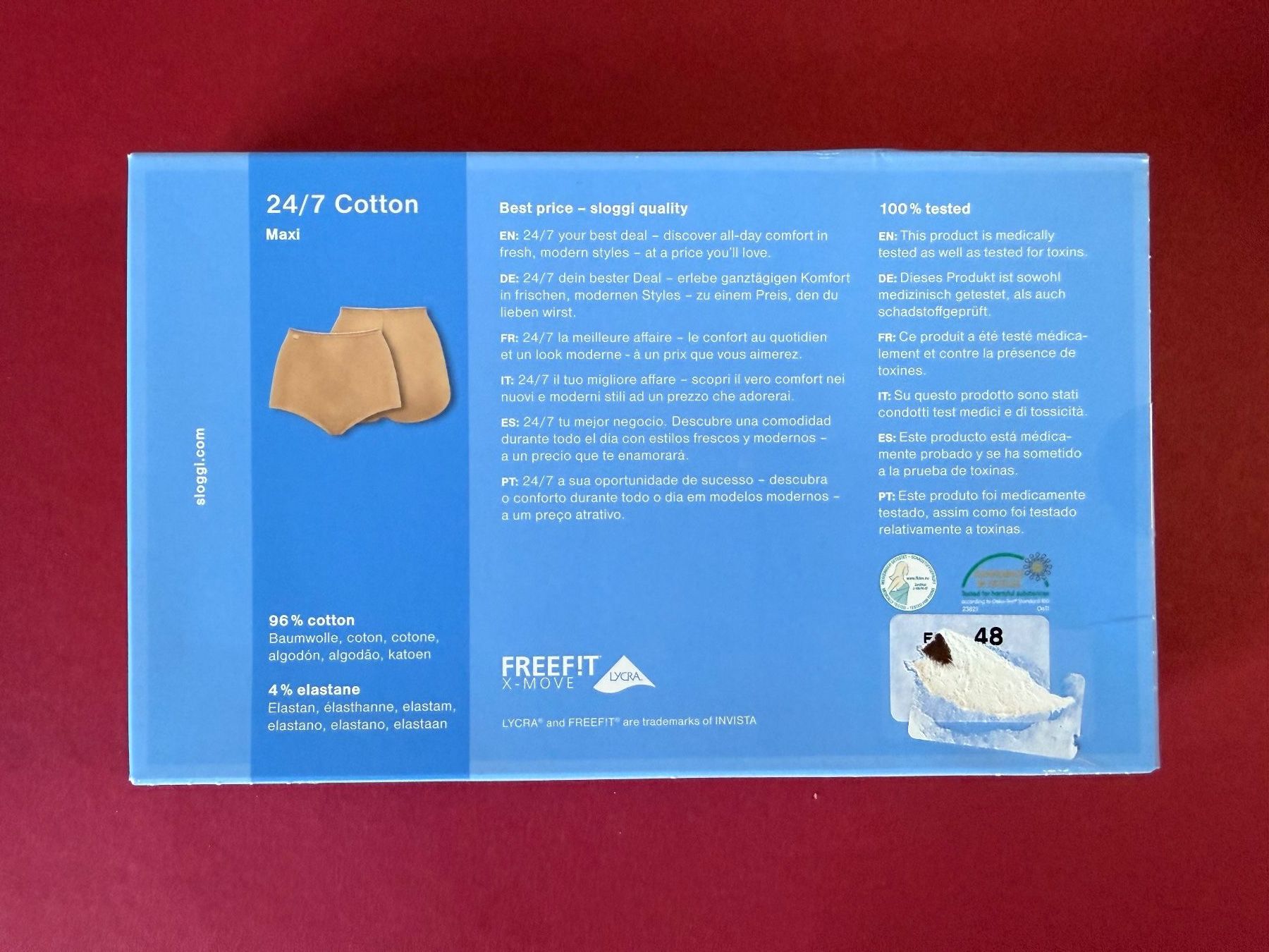 Sloggi Altra biancheria intima: SLOGGI, Slip MAXI Cotton, Grösse 48, Farbe Braun – Nuovo e nell'imballaggio originale da Rudolfstetten venduto da gst_g7xl 2