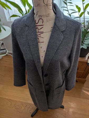 lässiger blaumelierter leichter Mantel von Tom Tailor Gr. L