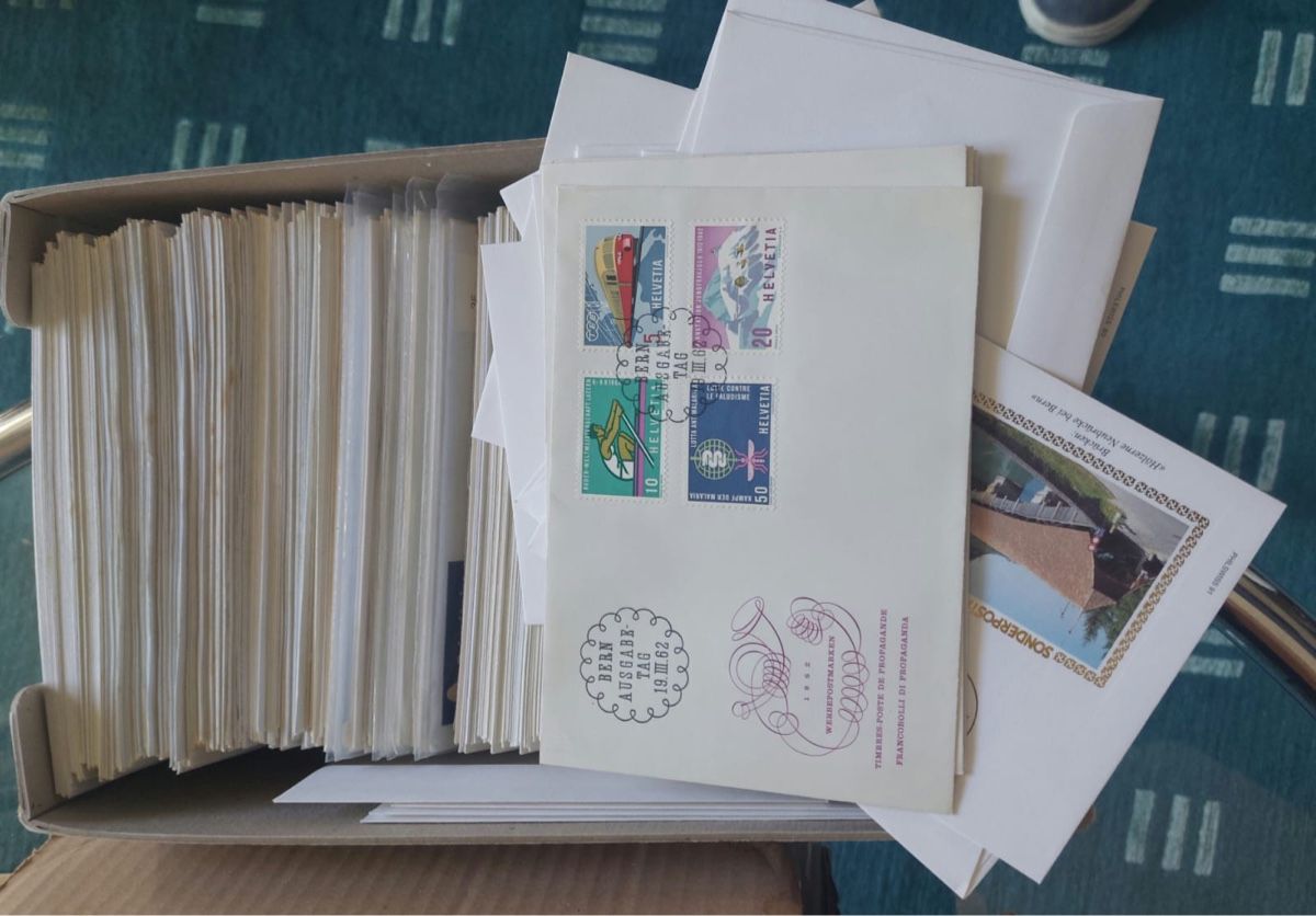 Tutti i francobolli: Nachlass Sammlung über 1000 CH FDC – Usato da Duebendorf venduto da 69R81y 4