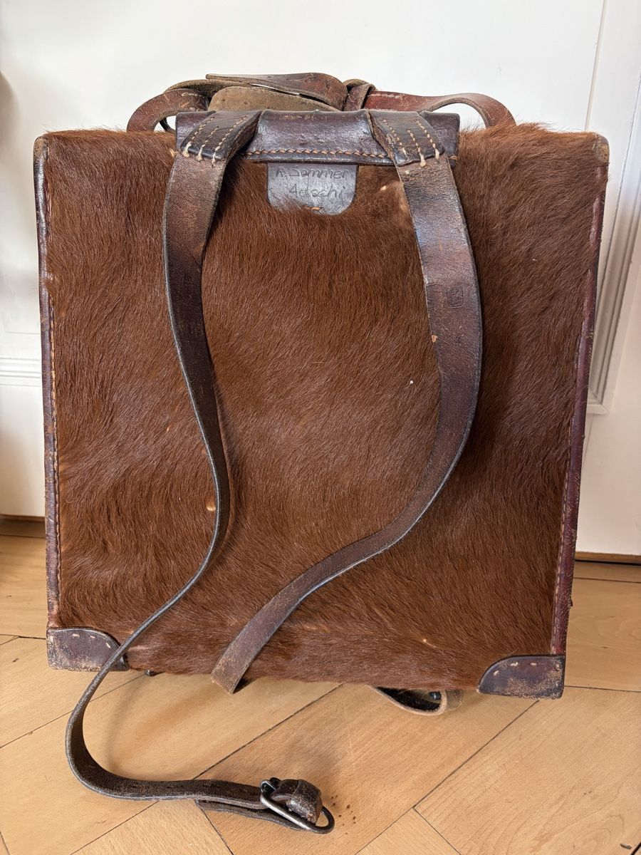 Sacs à dos: VINTAGE LEDERRUCKSACK AUS FELL – D'occasion à St. Gallen par Debi. 5