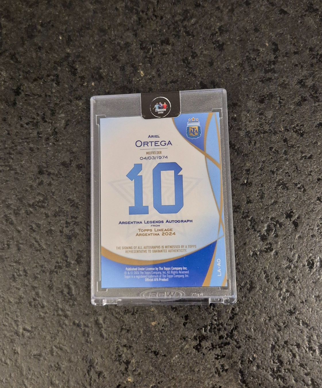 Topps Sammelbilder & Trading cards: Ariel Ortega Autogramm - Argentinien - Topps – Neu (gemäss Beschreibung) aus Burg AG von Danoe 1