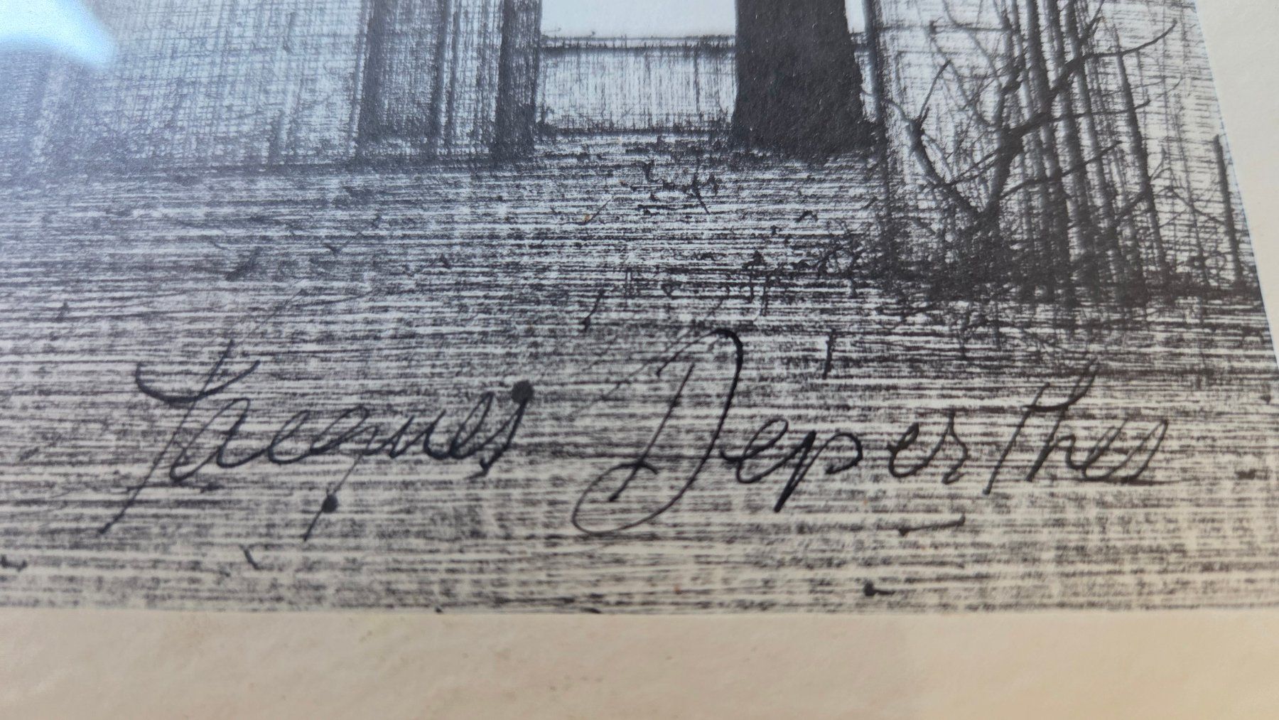 Grafiken & Lithographien: Lithographie Jacques Deperthes gerahmt – Gebraucht aus Muri b. Bern von Nydegg3 3