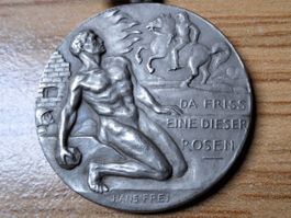 Medaille - Hans Frei - St. Jakob a.d. Birs, 1924 mit Öse!