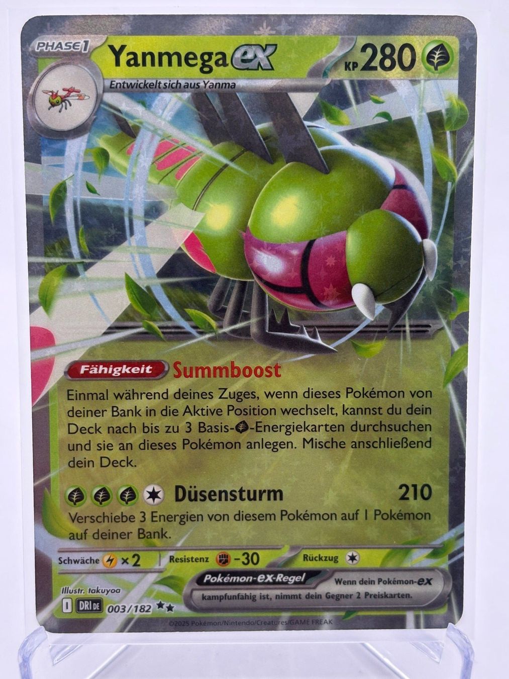 Pokémon Carte collezionabili: Ewige Rivalen - Yanmega ex  (DRI 3) - DE – Nuovo (secondo la descrizione) da Allschwil venduto da Bullach