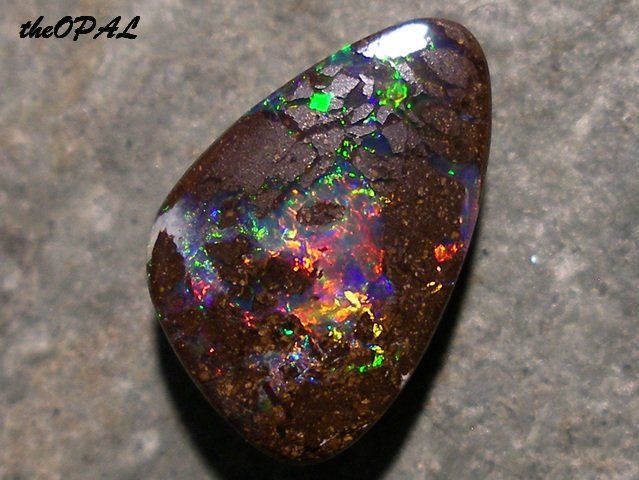 Pietre preziose: theOPAL***BUNTER BOULDER MATRIX OPAL 4,41ct (Australien)*** – Nuovo e nell'imballaggio originale da Ebnat-Kappel venduto da theOPAL 1