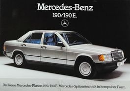 PROSPEKT | MERCEDES 190/190E - TYP W 201 | AB 10.1982 - DE