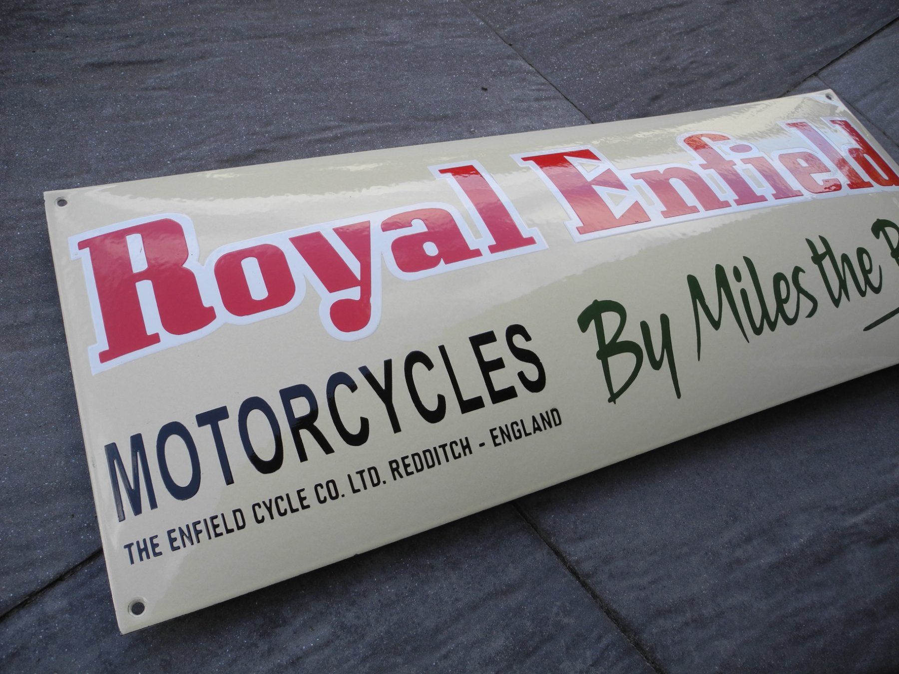 Royal Enfield Ecriteaux: ROYAL ENFIELD EMAILSCHILD – D'occasion à Reinach AG par Huckleberrysix 4