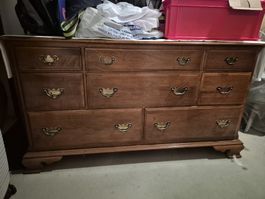 Ethan Allen Massivbuche-Kommode